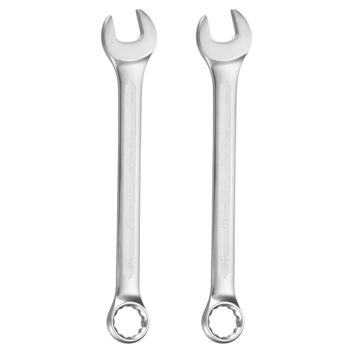 HARFINGTON 2Pcs Metric Combination Wrench 20mm Open End & 15-Degree Offset - size: 20mm
