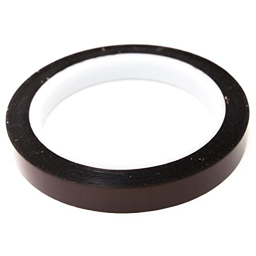 Bertech High-Temperature Polyimide Masking Tape, 2 Mil Thick, 7/8 Inch x 36 Yards - UL Recognized - size: 0.88 Inches