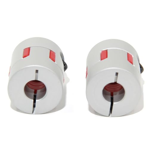 10mm to 10mm Bore Aluminium Plum Flexible Shaft Coupling Servo Stepper Motor Jaw D25xL30 Connector Flexible Shaft Couplers for 3D Printer/CNC Machine/DIY Encoder, 2pcs/Pack(10mmx10mm) - size: 10mmx10mm