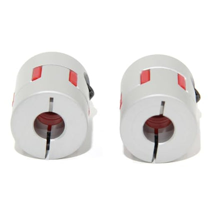 10mm to 10mm Bore Aluminium Plum Flexible Shaft Coupling Servo Stepper Motor Jaw D25xL30 Connector Flexible Shaft Couplers for 3D Printer/CNC Machine/DIY Encoder, 2pcs/Pack(10mmx10mm) - size: 10mmx10mm