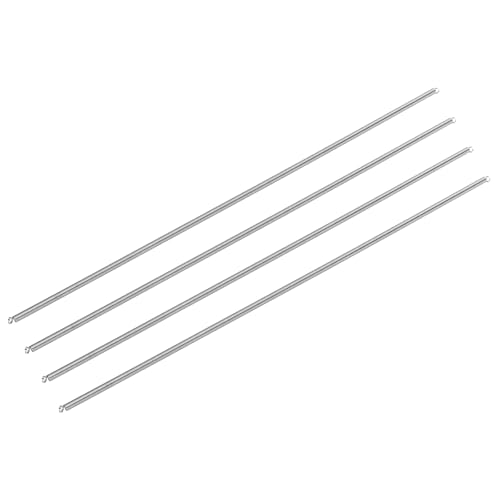 uxcell 4pcs Extension Springs 0.6x4x300mm/0.02x0.16x11.81in Extended Spring - size: 0.6x4x300mm/0.02x0.16x11.81in