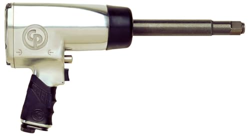 Chicago Pneumatic CP772H-6 Air Impact Wrench (3/4 Inch), 6 Inch Ext Anvil, Air Impact Gun Industrial Repair & Assembly Tool, Pistol Handle, Pin Clutch, Max Torque Output 1000 ft. lbf/1350 Nm, 1350 RPM - size: 6-Inch Extended Anvil
