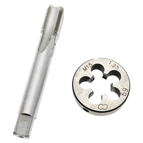M15x1.25 Thread Tap Die Set Straight Right Hand M15 x 1.25 Metric Round