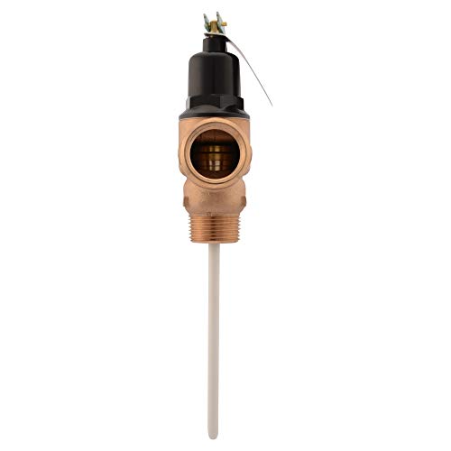 Cash Acme 1 Inch FVX-5C Female Inlet Commercial Temperature and Pressure Relief Valve, Brass Plumbing Fitting, 16937-0150 - size: 1 in. FVX-5C