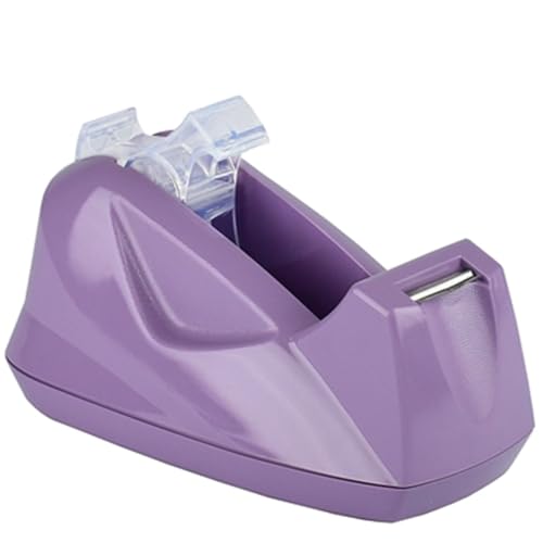 Acrimet Desktop Tape Dispenser Jumbo Size, Non-Skid Base, Plastic, Purple - color: Lilac