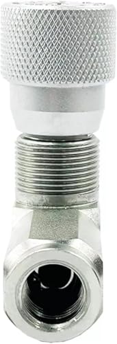 Hydraulic Flow Control Needle Valve 1/2 Inch Throttle Check Valve NPT 5800PSI One Way For Hydraulic Oil Gas - size: 1/2