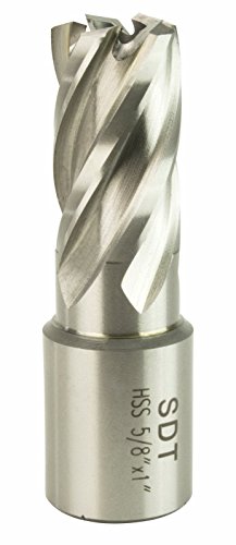 Steel Dragon Tools 5/8" x 1" High Speed Steel Annular Cutter with 3/4" Weldon Shank