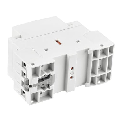 Heschen Household AC Contactor, CT1-25, Ie 25A, 4-Pole Four Normally Open, AC 24V Coil Voltage, 35mm DIN Rail Mount