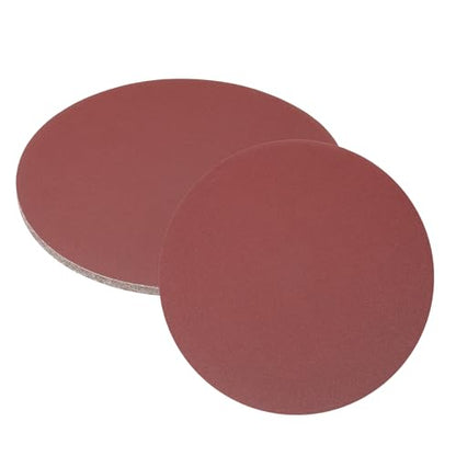 uxcell 12pcs 10-Inch PSA Sanding Discs, 150 Grits Aluminum Oxide Self Adhesive Stick Back Sandpapers, No-Hole Round Wet/Dry Sander Papers, Sand Auto Car Paint, Wood, Metal - size: 150 Grits