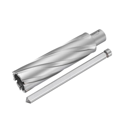 HARFINGTON Annular Cutter 1-1/4" Dia 4" Depth 3/4" Shank TCT Cutting Drill Bits with Pin for Magnetic Drill Press - size: 1-1/4" x 4"