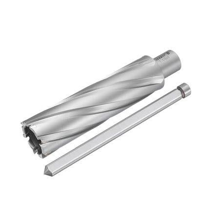 HARFINGTON Annular Cutter 1-1/4" Dia 4" Depth 3/4" Shank TCT Cutting Drill Bits with Pin for Magnetic Drill Press - size: 1-1/4" x 4"