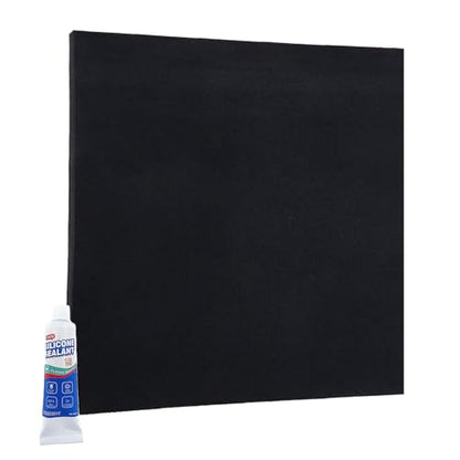 Silicone Rubber Sheet for Pipe Insulation,Grade 55A,12 × 12 inch DIY Gasket Material,Suitable for AC Unit,Pipeline, Supports, Seals, Bumpers, Protection,AC Line Insulation (1/25) - size: 1/25