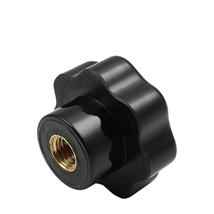 Othmro M12 x 50mm Female Thread Star Hand Tightening Screw Thread Replacement Handle Star Knob for Mechanical Equipment