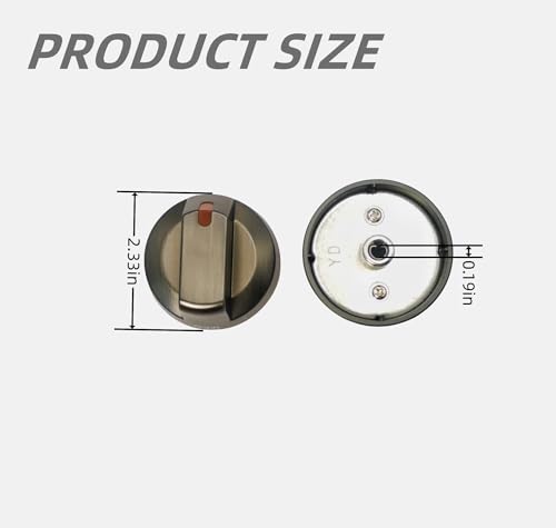 DG64-00473B Stove Knob for Samsung Gas Stove knobs with Samsung Range Oven NX58K7850SG NX58M6850SG NX58J7750SG NX58J5600SG 5 Pack