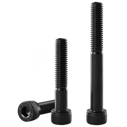 M8-1.25 x 50mm Socket Head Cap Screws, M8 Bolts, 12.9 Grade Alloy Steel, Allen Socket Drive, Black Oxide Finish, Half Thread, Quantity 10 - size: M8 x 50mm(10PCS)
