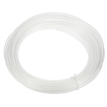 Pneumatic Tubing 5/32" OD 39ft, 4mm OD 2.5mm ID PU Air Line Pipe Tube for Air Compressor Fitting or Fluid Transfer, Clear