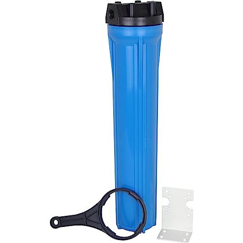 SpiroPure 20x2.5 Water Filter Housing Slim, 20 inch Standard, 1/2" NPT - size: 20" x 2.5", 1/2" NPT