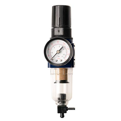 Campbell Hausfeld 1/4-Inch Mini Air Regulator with Gauge, MP514803AV