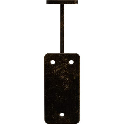 2" W x 7" D x 7" H Bradford Steel Bracket, Antiqued Brass - color: Antiqued Brass, size: 2-in. W x 7-in. D x 7-in. H
