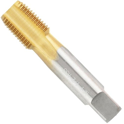 1/2"-14 Ti-Coated NPT Tap and 23/32" Drill Bit Set - size: NPT 1/2"-14 Tap & 23/32" Drill