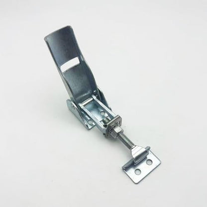 Adjustable Steel Toggle Latch Toolbox Hasp Lock Mechanical Device Over Center Latch (2pcs) - size: D / carbon steel
