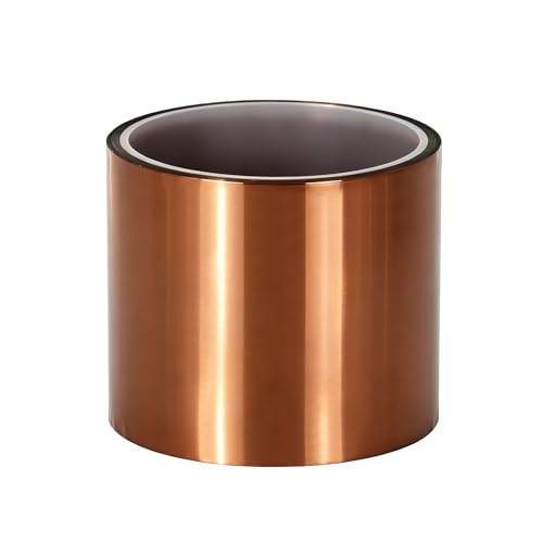 BOMEI PACK Polyimide Tape, 1 Pack High-Temperature Resistant Tape 3inch x 16m(54ft), No Residue Heat-Resistant Tape for Electric Task, 3D Printing, Soldering, Sublimation, Masking - size: 3 inch