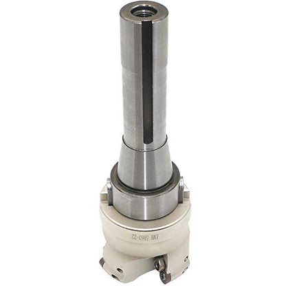 2.5 Inch Face Milling Cutter Holder EMR 5R 63MM CNC end Milling Cutter + R8-FMB22 Shank Face Shell Mill Arbor + 4pcs RPMW1003 Carbide Inserts + 8mm Hexagon Wrench + T15 Wrench CNC Machine Tools