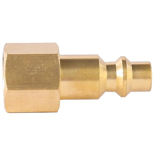 BILAL Brass 1/4-Inch NPT Famale Industrial Air Hose Quick Connect Adapter - color: 1/4 npt Female Plug