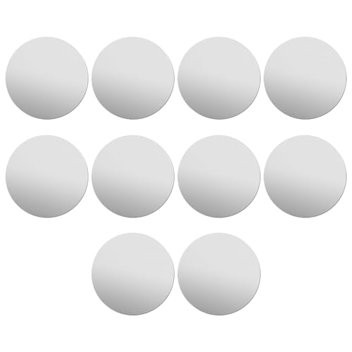 2-3/8"Stainless Steel Disc,18Gauge 1mm Thickness Round Metal Plate Stainless Steel Circles Blanks for Crafts, Jewelry Making, DIY, Electrical Repair(10 Pac) - size: Dia:2-3/8", style: Thickness:18Ga/1.0mm