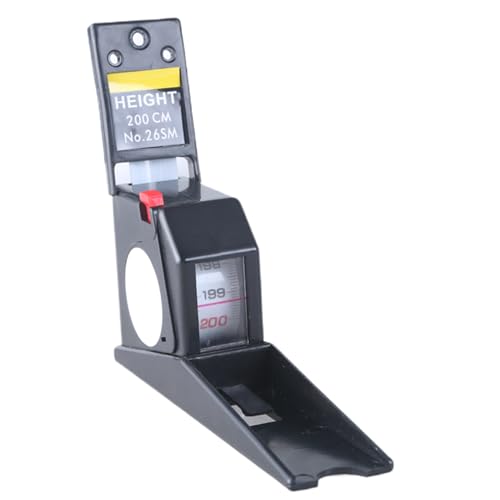 2Meter Wall Mounted Stadiometer Height Measuring Tape with Self Locking Feature and Wall Plate