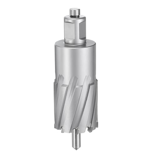 HARFINGTON Annular Cutter 1-9/16" Dia 2-3/8" Depth 3/4" Shank TCT Cutting Drill Bits with Pin for Magnetic Drill Press - size: 1-9/16" x 2-3/8"