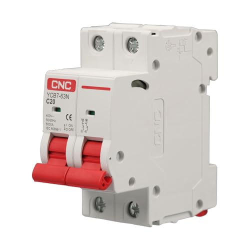 CNC AC Miniature Circuit Breaker, 6 Amp 400V 2 Pole DIN - style: 6A