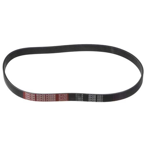 uxcell 6K384/6PK975 Serpentine Belt 6 Ribs 975mm Length x 21mm Width x 5mm Height, EPDM Poly V Belt, Multi Wedge Micro V Belt for Vehicle - size: 6PK975