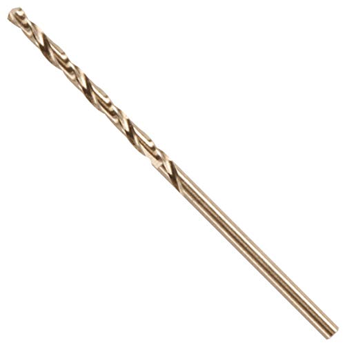 BOSCH CO2133B 1-Piece 3/32 in. x 2-1/4 in. Cobalt M42 Metal Drill Bit with Three-Flat Shank for Drilling Applications in Stainless Steel, Cast Iron, Titanium, Light-Gauge Metal, Aluminum - size: 3/32 x 2-1/4 in.