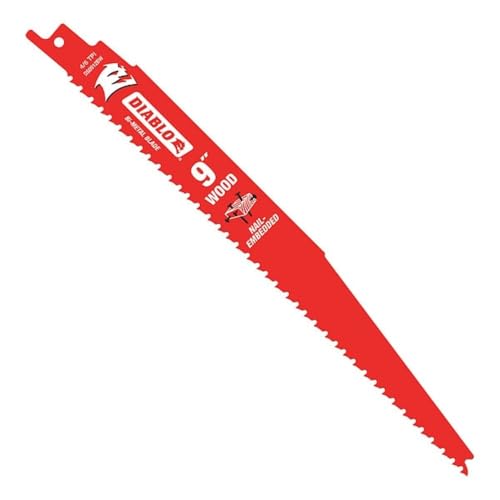 Diablo Bi-Metal Reciprocating Saw Blade - 9" Length, 4/6 TPI