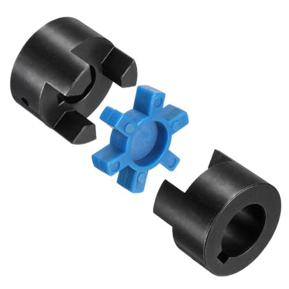 MECCANIXITY L075 Flexible Shaft Coupling 3/4" to 7/8" Bore Coupler Set - size: 3/4" to 7/8" Bore