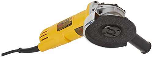 DEWALT Angle Grinder, One-Touch Guard, 4-1/2 -Inch, Yellow, Small with w/Safety Goggle (DWE4011 & DPG82-11C)