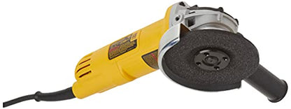 DEWALT Angle Grinder, One-Touch Guard, 4-1/2 -Inch, Yellow, Small with w/Safety Goggle (DWE4011 & DPG82-11C)