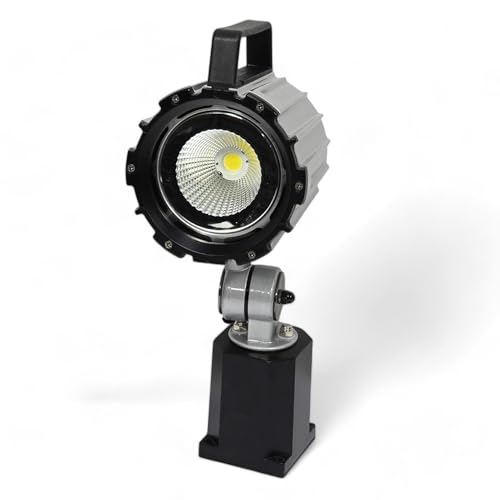 Electrix 8700 Machine Tool LED Light, 4-3/4" Arm Length, 2800 Lumens, 20W, Silver Color, Material of Construction: Steel, Articulating Arm Task Light