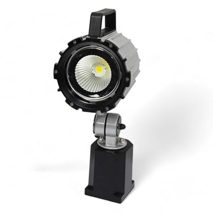 Electrix 8700 Machine Tool LED Light, 4-3/4" Arm Length, 2800 Lumens, 20W, Silver Color, Material of Construction: Steel, Articulating Arm Task Light