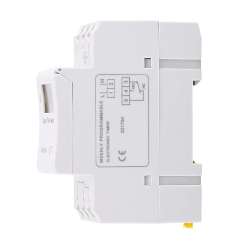 12V Programmable Digital Timer Switch, 16 On/Off LCD - size: 12V English