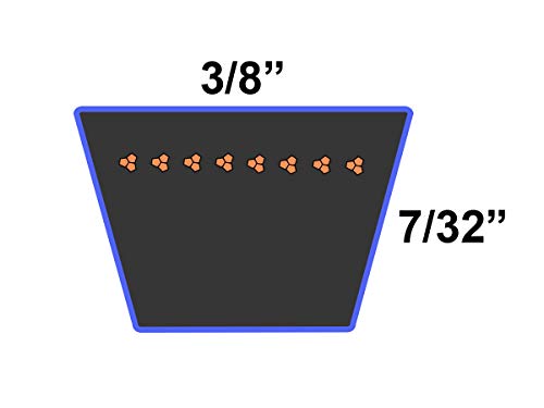 D&D PowerDrive 954-04259A MTD or Cub Cadet Kevlar Replacement Belt