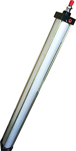 INTBUYING Air Cylinder Pneumatic Buffer Standard Cylinder Aluminum Alloy Magnetic Rod Dual Action Single Rod- SC 80 x 1000 PT Bore:3" Stroke:40" - size: SC 80 x 1000 PT Bore:3" Stroke:40"