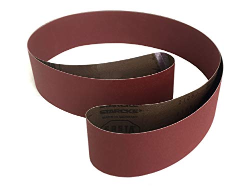 Starcke Sanding Belts 3 X 72 Cloth Aluminum Oxide Sander Belts (4 Pack, 100 Grit) - color: 100