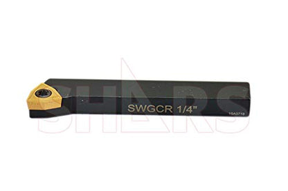 Shars 1/4" Indexable Carbide Turning Tool Set (7 Pcs) 404-2888 P] - size: 1/4" Indexable Tool Set 404-2888