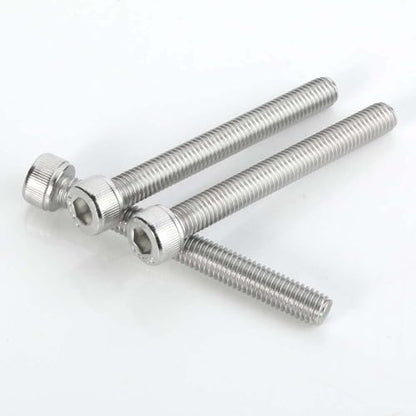 50 PCS Socket Head Cap Screw Assortment Set, M6 x 20mm, 25mm, 30mm, 35mm, and 40mm, Stainless Steel 304, Bright Finish - size: Assortment 20mm to 40mm