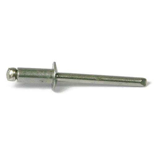 Stainless Steel Pop Rivets 5/32 Diameter #5 All 304 Stainless Steel Blind Rivets 5-3, 5/32" x 3/16" Grip (0.126-0.187) QTY 100 - size: 5-3, 5/32" x 3/16" Grip (0.126-0.187)