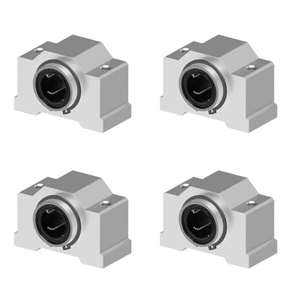 4 Pcs SCV12UU Linear Ball Bearings, 12mm ID, 42mm Length - size: SCV12UU