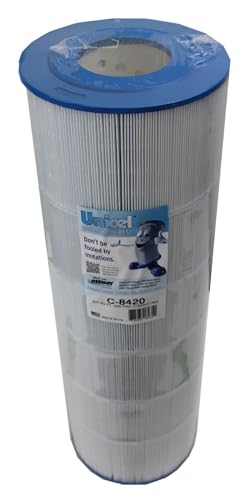 Unicel C-8420 200 Square Foot Media Replacement Pool Filter Cartridge with 236 Pleats, Compatible with Hayward Pool Products and Waterway