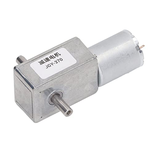 DC 12V Gear Motor, Gear Motor with 12mm Double Shaft Self Locking Reversible High Torsion Speed Reduction, for Remote Controlled Curtains, for BBQ Grills (3RPM) - style: 3RPM